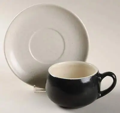 Metlox - Poppytrail - Vernon California Contempora Cup & Saucer 352772 • $13.99