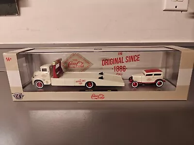 M2 Machines Hauler 1956 Ford COE & 1932 Ford Tudor Sedan CHASE RARE NIB TW29 • $99.95