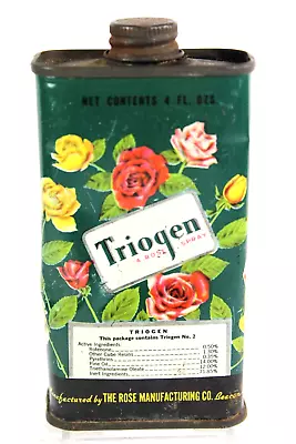 Triogen A Rose Spray Vintage Tin Rose Manufacturing Co.  ( Full ) • $9.99