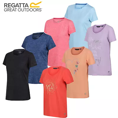 Regatta Women Summer Lightweight Shirt Polo T Shirts HUGE SALE UP TO 90% OFF RRP • £11.99