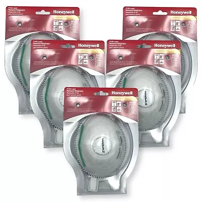 NEW Honeywell P-100 Lead/Dust Removal Respirator Professional Grade Mask 5 Count • $24.89