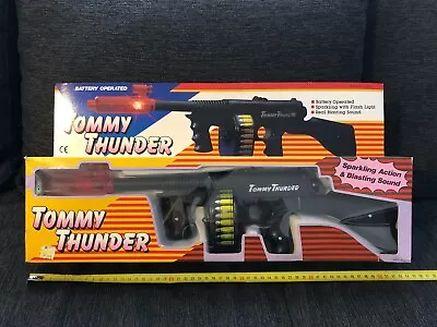 Very Rare & Vintage TOMMY THUNDER BATTERY OPERATED TOY TOMMY GUN W/BOX • $85