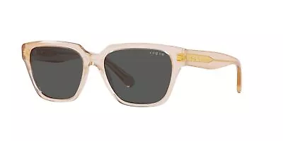 VOGUE VO5512S 300787 Opal Light Peach Dark Grey 53 Mm Women's Sunglasses • $50.94