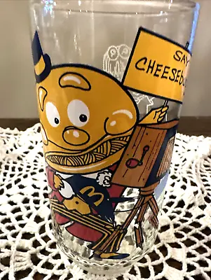 McDonald's 1977 Mayor McCheese McDonaldland Collector Action Series Glass • $12.33