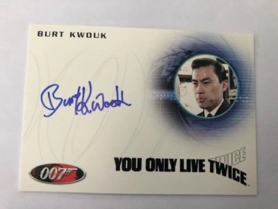 £10 • Buy James Bond Mission Logs Autograph Card A197 Burt Kwouk