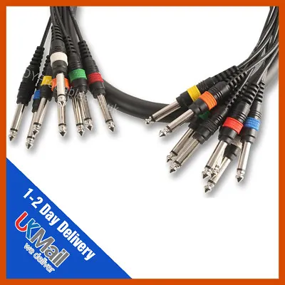 Pulse 8-Way Mono Jack To Jack Loom / Multicore | 5m • £26.95