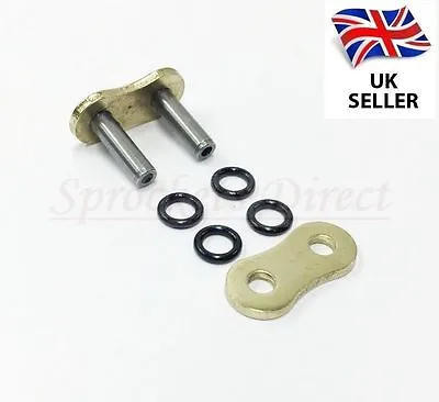 Gold 530 O Ring Motorcycle Bike Dirt Bike Atv Quad Drive Chain Rivet Link • £5.79