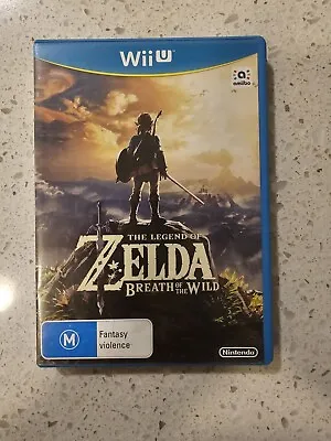 Nintendo Wii U The Legend Of Zelda. Breath Of The Wild. • $45