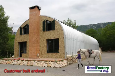 Steel S20x30x14 Made In USA Prefab Metal Arch Storage Building Garage Barn Kit • $8450