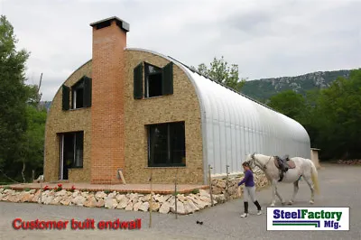 Steel S25x20x14 Made In USA Prefab Metal Arch Storage Building Garage Barn Kit • $4849
