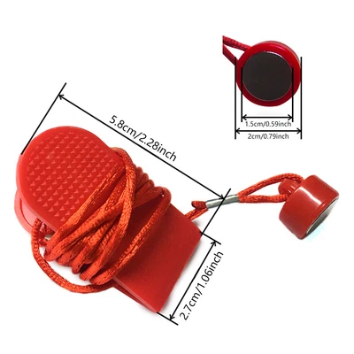 $7.08 • Buy Home Clip With Magnet Treadmill Safety Key Universal Replacement Running Machine