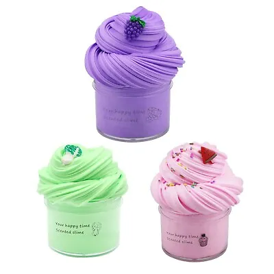 $8.91 • Buy DIY Butter Slime Fruit Kit Soft Non-Sticky Cloud Slime Scented Toy Kid Gift 70ml