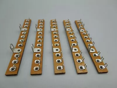 10 Lug Mini Horizontal Phenolic Terminal Strip (QTY 5) • $6.95