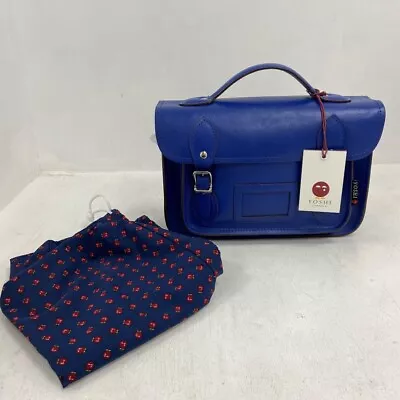 NWT Yoshi Lichfield Cobalt Blue Satchel Bag Womens RMF53-ER • £7.99