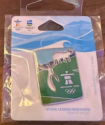 Vancouver  2010 Man And Bear Cut Out Olympic Pin • $6