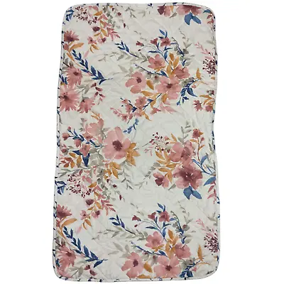 Set 2 Nicole Miller Watercolor Floral Quilted King Sham Pillowcase 21  X 37  • $35