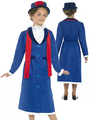 Victorian English Nanny Mary Poppins Girl Teen Fancy Dress Costume Book Day Week • $27.33