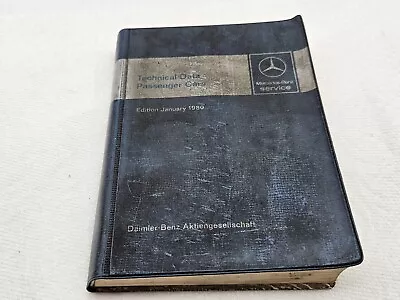 Mercedes Technical Data Passenger Cars 1980 Service Manual W107 W116 W123 - Read • $59.99