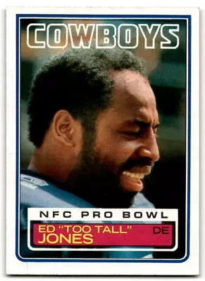 1983 Topps #49 Ed  Too Tall  Jones Dallas Cowboys • $1.60