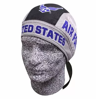 US Air Force Military Doo Rag Head Wrap Skull Cap Durag Sweatband Combat Stars • $8.95