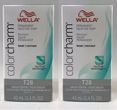 Wella Color Charm T28 Natural Blonde (Pack Of 2) • $31.85