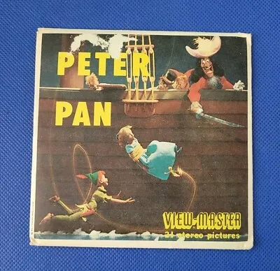 Sawyer's B372 Walt Disney's Peter Pan Disney Movie View-master 3 Reels Packet • $29