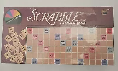 Scrabble Vtg 1982 Edition Selchow & Righter NO. 17 Board Game NEW SEALED • $25.99