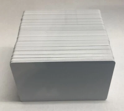 £11.44 • Buy 60 X CR80 30Mil White Blank PVC Plastic Cards For Photo ID Card Thermal Printer