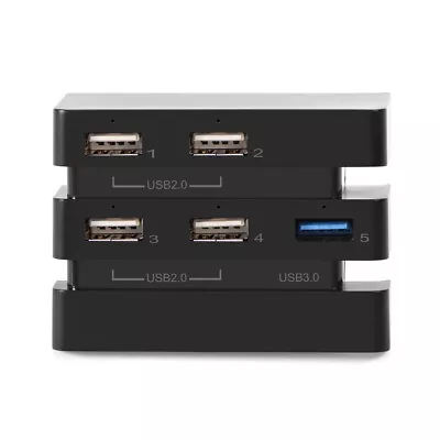 High Speed 5-Port USB Hub 2.0 & 3.0 Expansion Hub Controller Adapter For PS4 SNT • $33.83