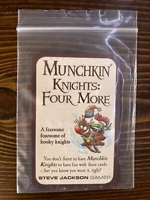 Munchkin Card Game: Four More Knights Mini Expansion By Steve Jackson Games • $7.99