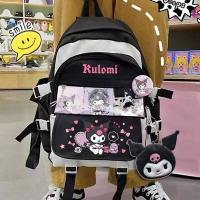 Cinnamoroll Kuromi Backpack Mori Girl My Melody Shoulder Bag Satchel School Bag+ • $31.99