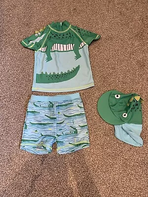 Baby Boy Crocodile Swim Suit 18-24 Months  • £5