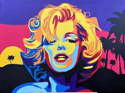 Marilyn Monroe Pop Art.Wall Art Painting Portrait • $158