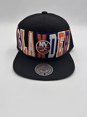 Mitchell & Ness Black New York Islanders SnapBack Hat Size - Youth Fit • $19.99