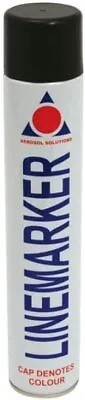 Aerosol Solutions 0906 Line Marker Spray Paint Black 750ml • £12.76