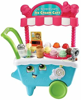 LeapFrog Ice Cream Cart Scoop And Learn Trolley NEW + FREE NEXT DAY DELIVERY • £36