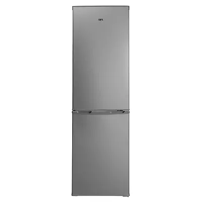 SIA Freestanding Silver Combi Fridge Freezer 182L Capacity 3 Shelves SFF1570SI • £239.99