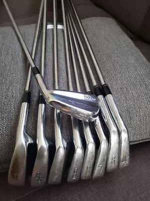 Mizuno Pro MS-11 Iron Set 4-9+Pw+PS+Sw 9pcs RIFLE 5.5 Flex-S Golf Clubs • $210.61