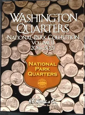 HE Harris National Parks Quarters Volume #2 2016-2021 Coin Folder Album Book • $9