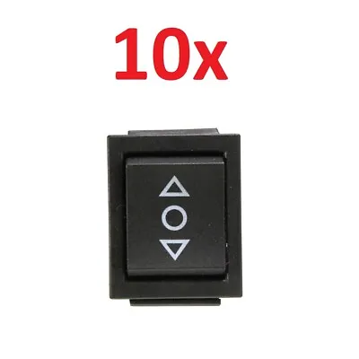 10x 3-Position Momentary Rocker Switch 6-Pin Spring Return DPDT 16A 250V AC • $14.95