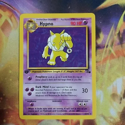 $1.50 • Buy Pokémon TCG Hypno Fossil 23 Regular 1st Edition Rare