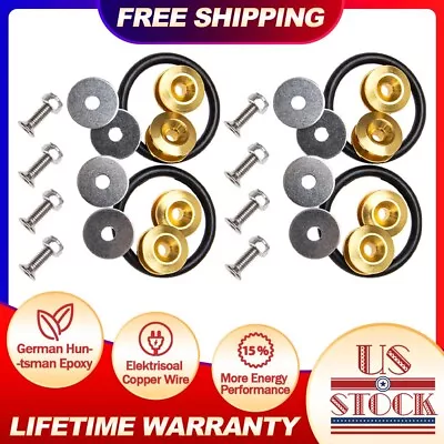 Gold Aluminum JDM Quick Release Fasteners Bumper Car Trunk Fender Hatch Lids Kit • $9.89