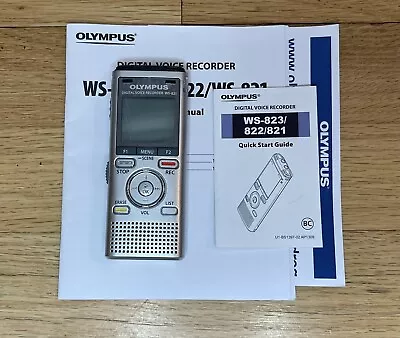 Olympus WS-821 Digital Voice Recorder USB Storage Device & MP3 Player Tested • $29.99