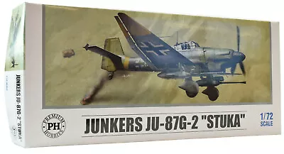 Premium Hobbies Junkers JU-87G-2  Stuka  1:72 Plastic Model Airplane Kit 133V • $15.99