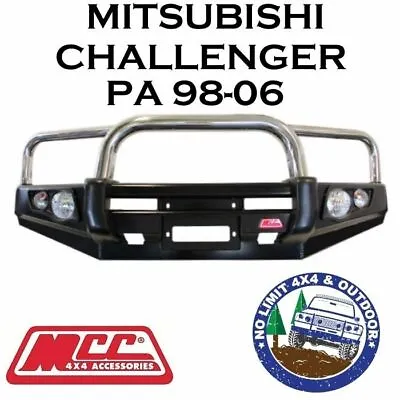 $1595 • Buy Mcc Steel Bull Bar 3 Loops S/s Fits Mitsubishi Challenger Pa 4x4 Winch Arb Tjm