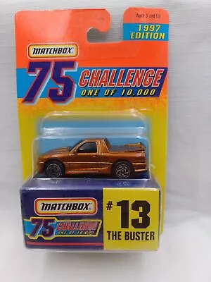 Matchbox 1997 Edition 75 Challenge #13 The Buster Gold Die Cast • $6.99