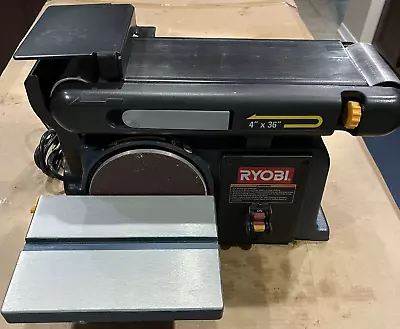 Nice Condition RYOBI BD4600 4 X36  Belt & 6  Disc Sander 3600 Rpm • $94.99