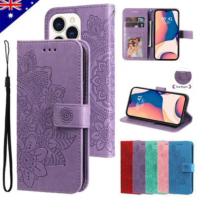 For IPhone 15 14 13 12 11Pro Max XS 8/7/6 SE Wallet Card Case Leather Flip Cover • $12.19