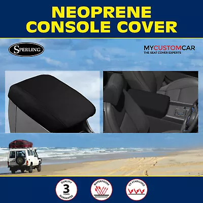 Mazda BT50 2011-2020 Neoprene Centre Console Lid Cover Armrest Cover Black BT-50 • $39.99