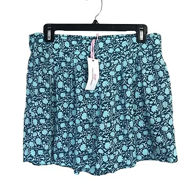 Vineyard Vines Women's Shorts Tonal Floral Pull On Green Size M • $26.24